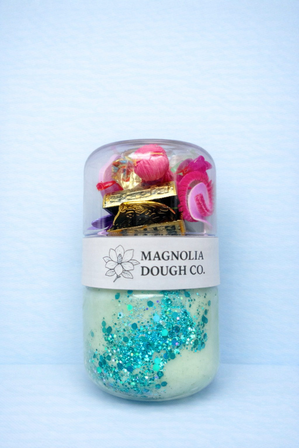 Mermaid Sensory Play Dough Jar
