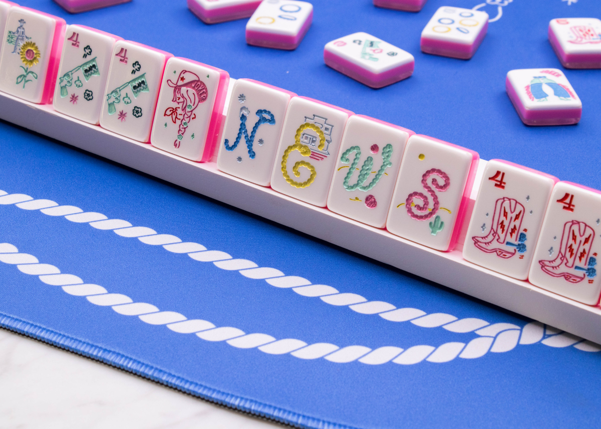 Miss Cowgirl: Mahjong Tile Set