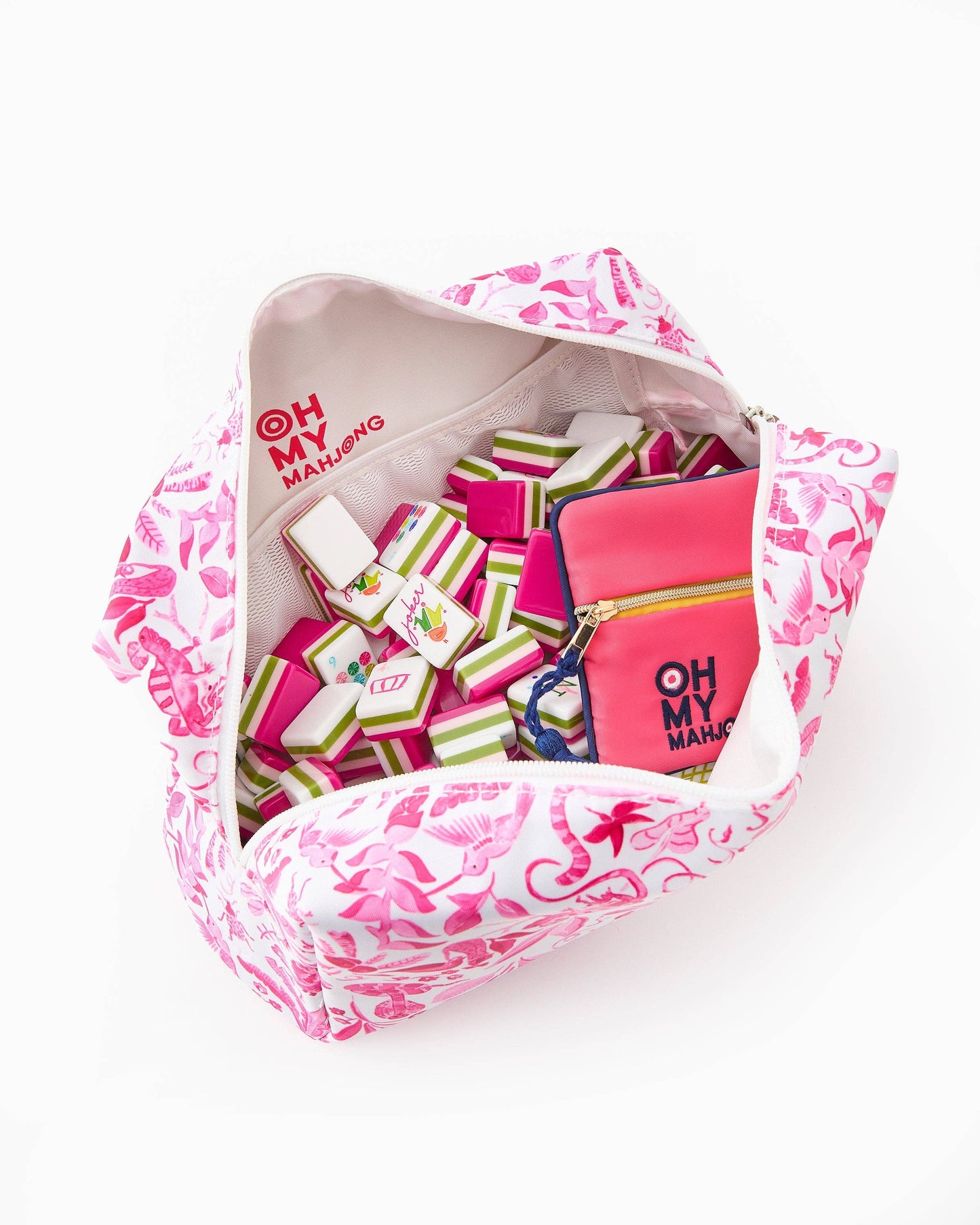 Pink Tile Storage Bag x Catherine Cartie Collab