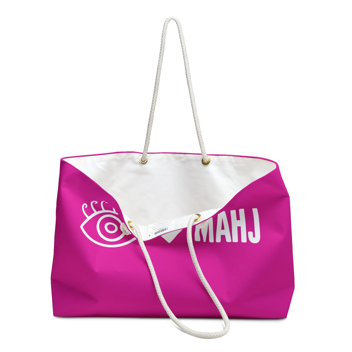 Colorful Weekender Bag: I Love Mahj Travel Tote