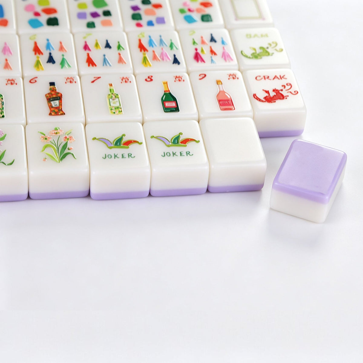 Cocktails Mahjong Tiles (Preorder)