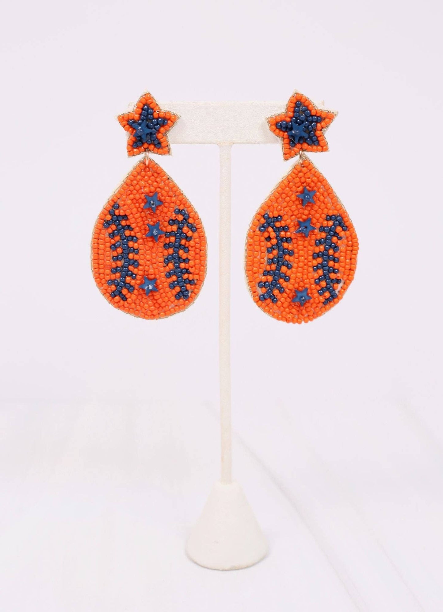 Ballgame Best Earring Orange/Navy