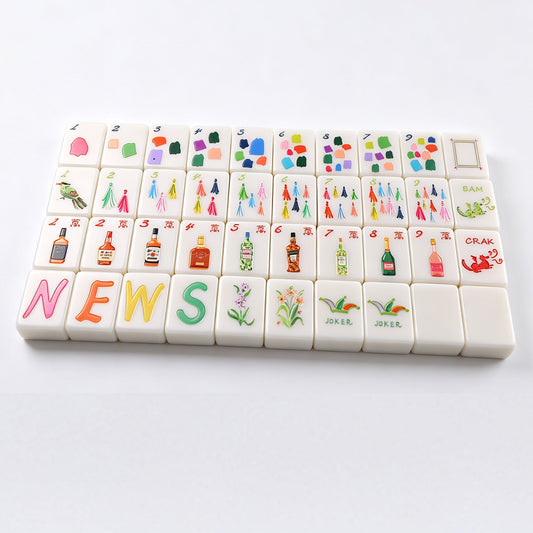Cocktails Mahjong Tiles (Preorder)