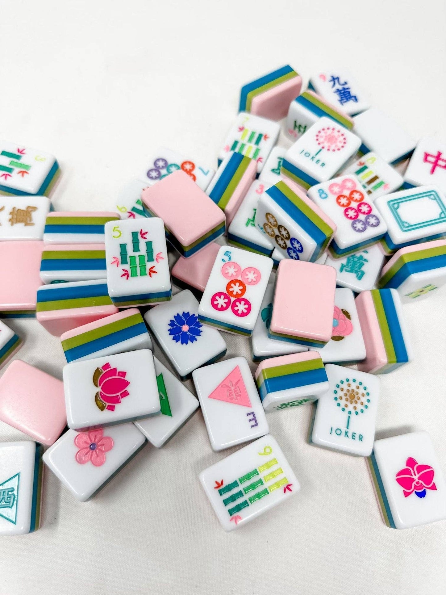 Las Floras Mahjong Tiles