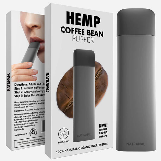 Natranal Coffee Bean + Hemp Habit Replacement Oral Fixation Puffer to Replace Smoking or Vaping