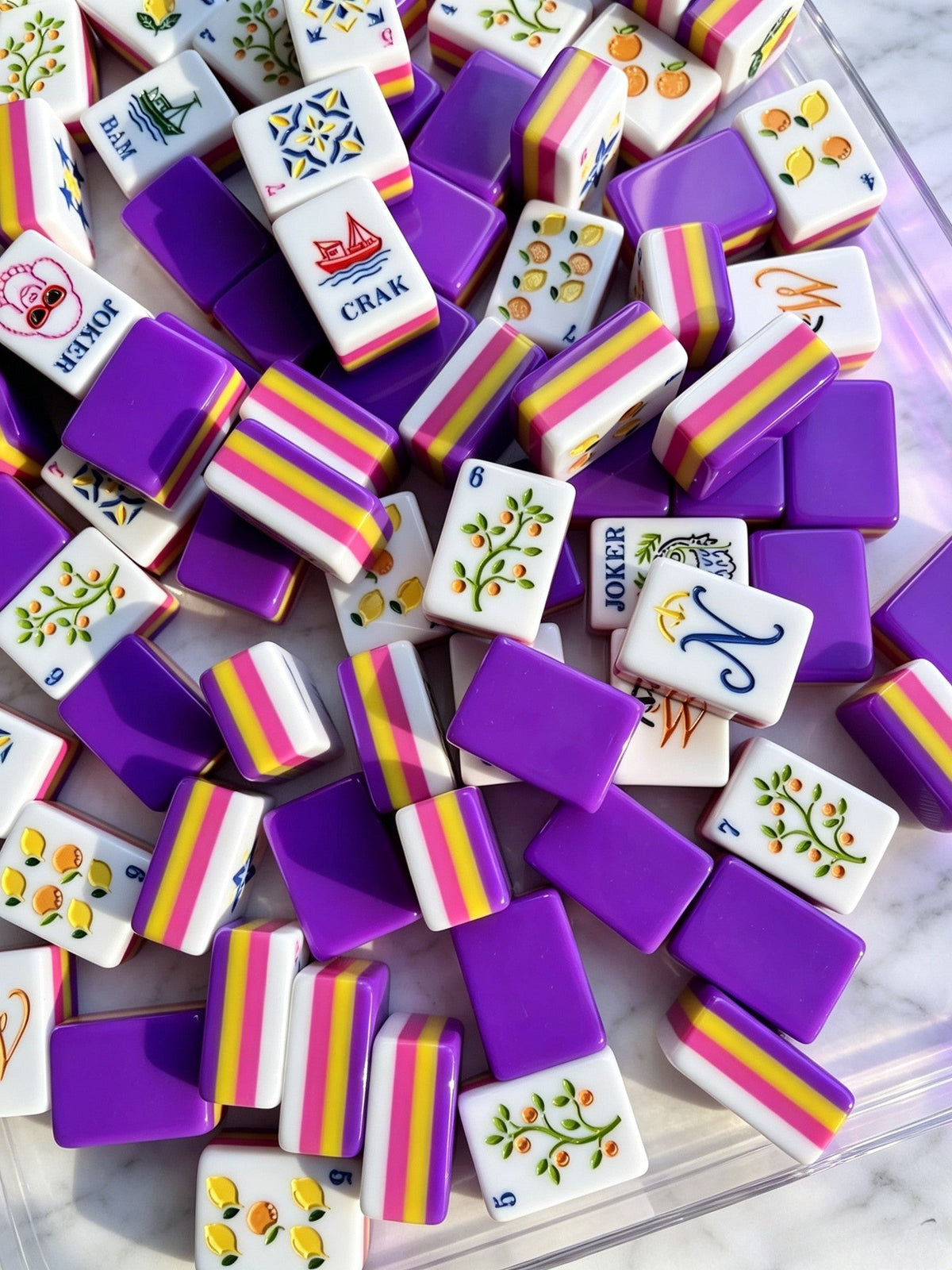 Citrus Grove Mahjong Tile Set