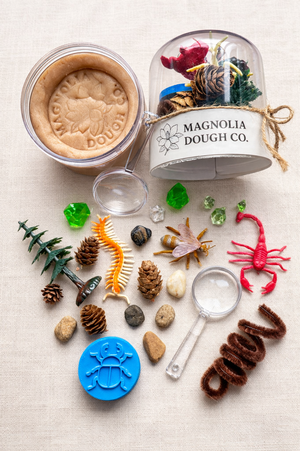 Bug Sensory Play Dough Jar
