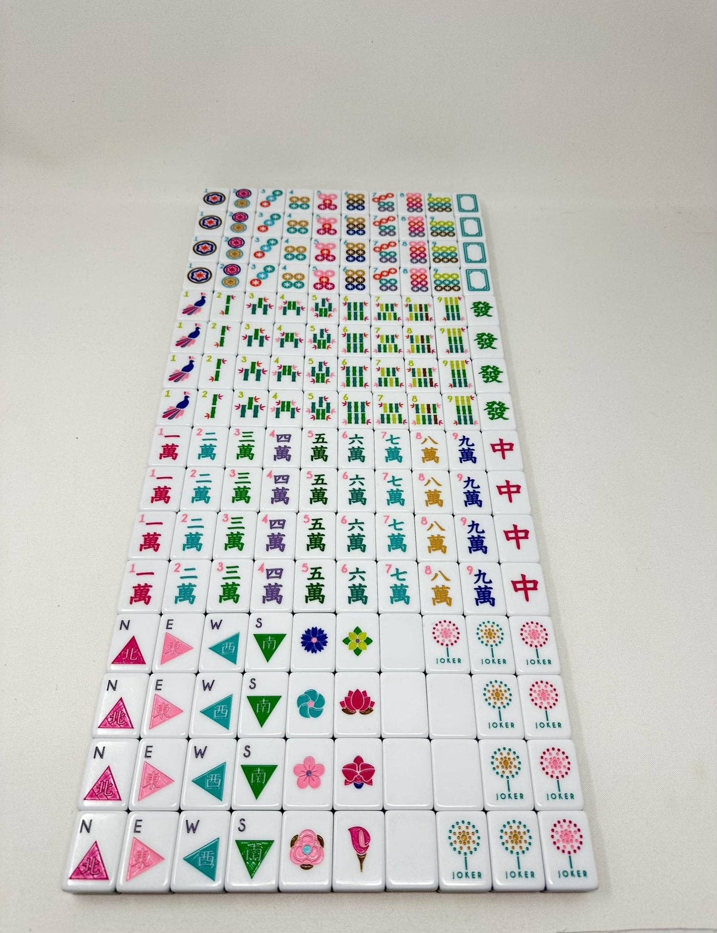 Las Floras Mahjong Tiles