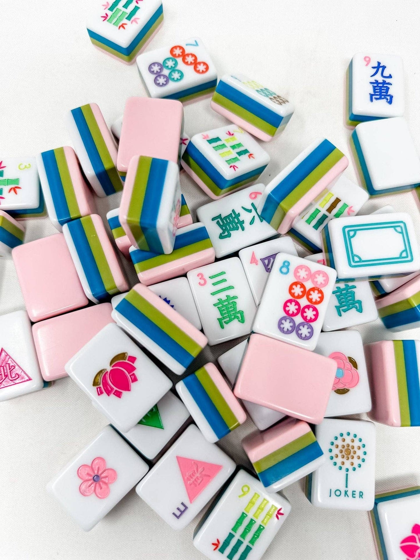 Las Floras Mahjong Tiles