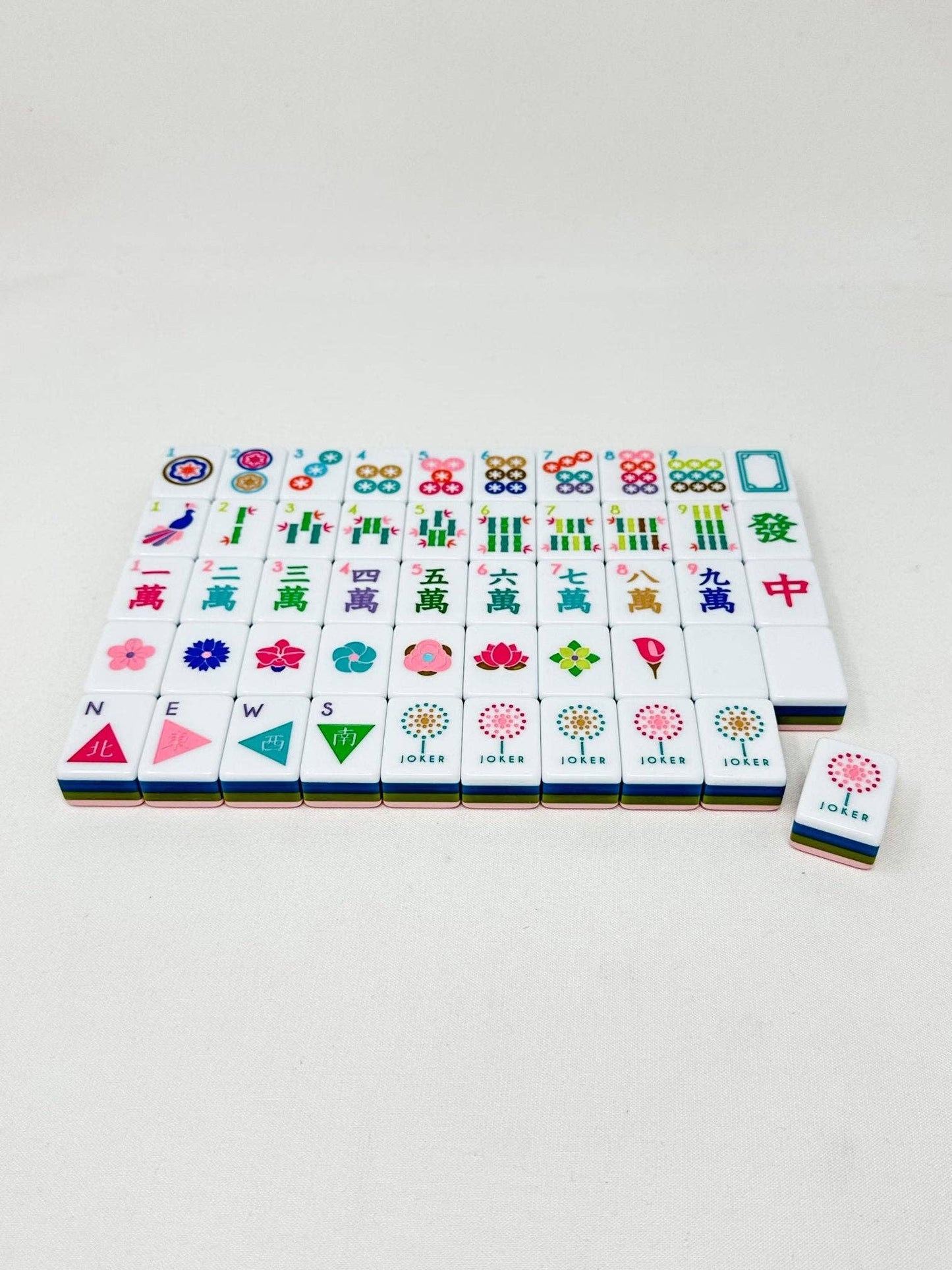 Las Floras Mahjong Tiles