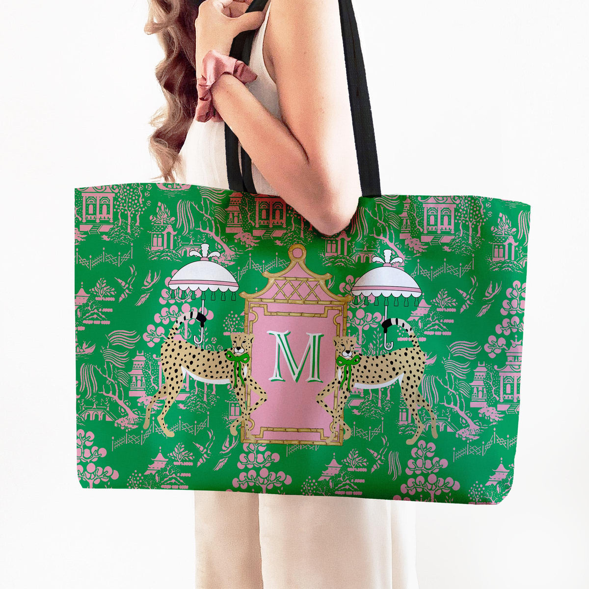 Custom Personalized Mahjong Tote Bag