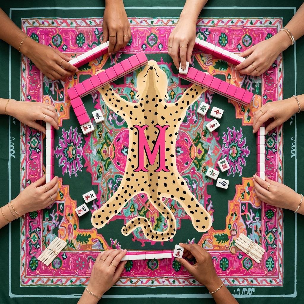 Custom Mahjong Mat, Zara