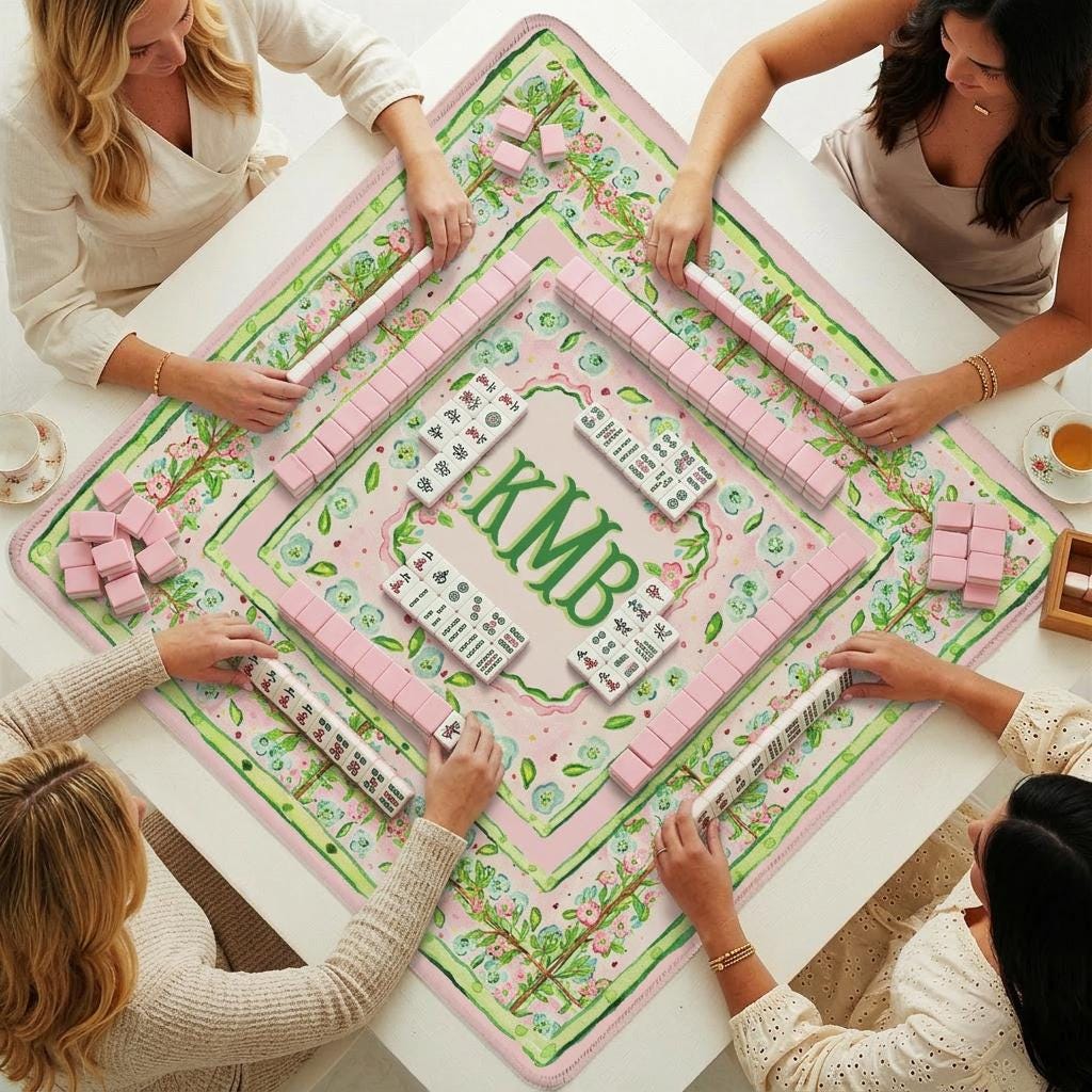 Custom Mahjong Mat, Betty