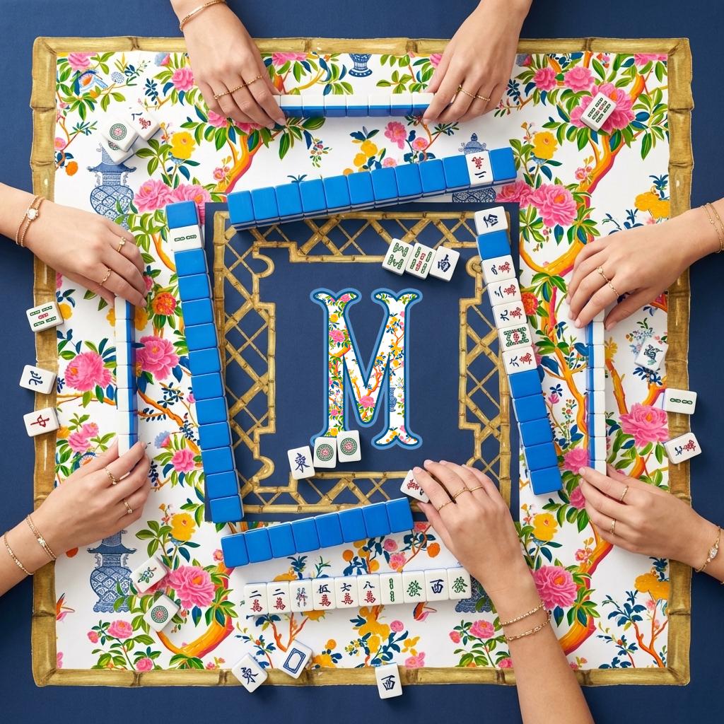 Custom Mahjong Mat, Birdie