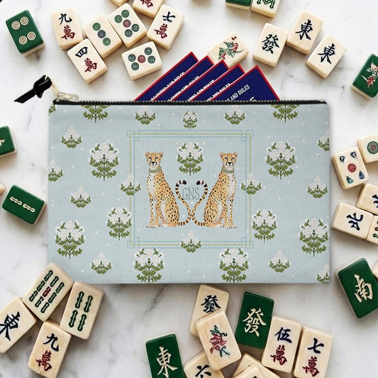 Custom Personalized Mahjong Card and Tile Bag
