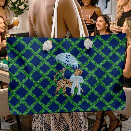 Custom Personalized Mahjong Tote Bag