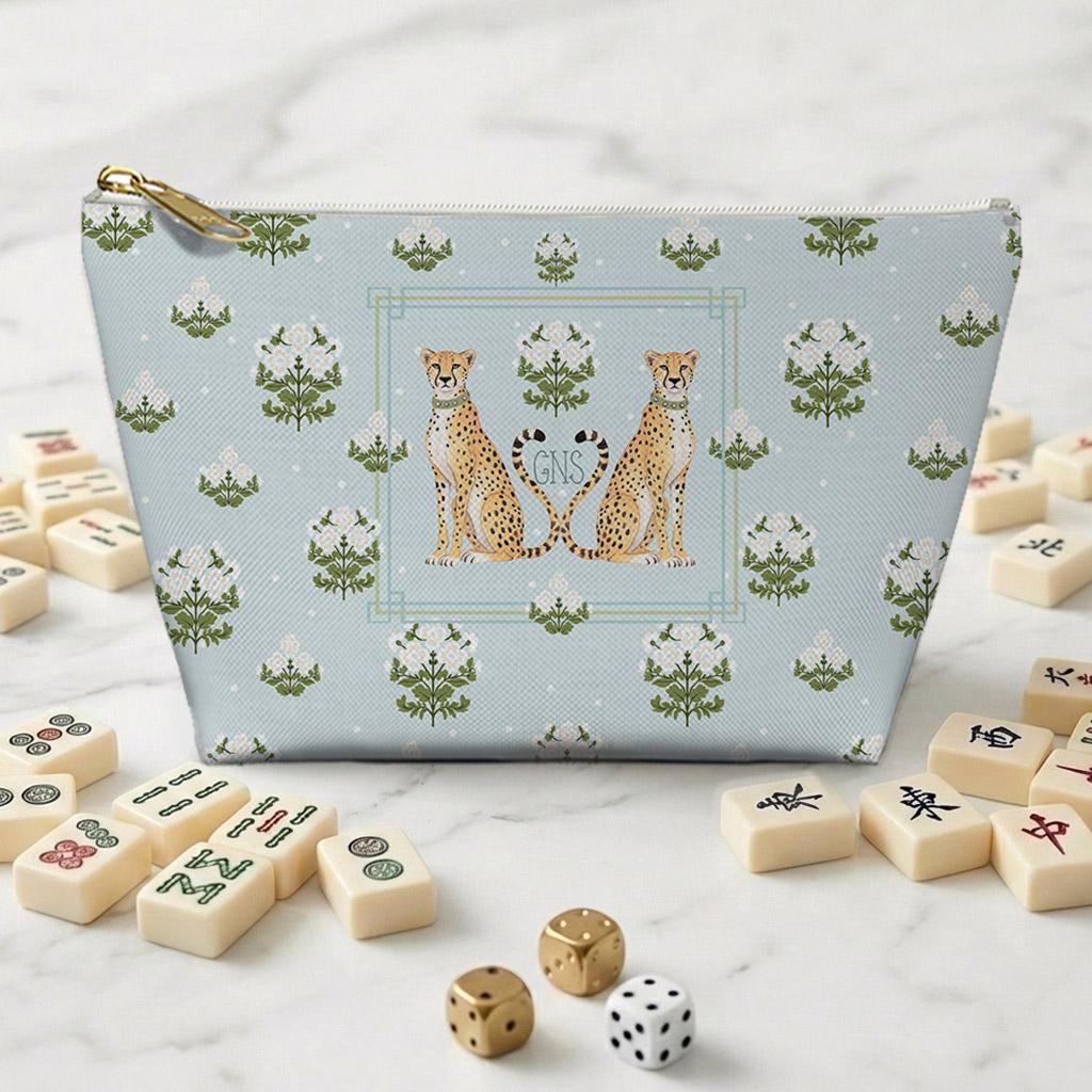 Custom Personalized Mahjong Card and Tile Bag