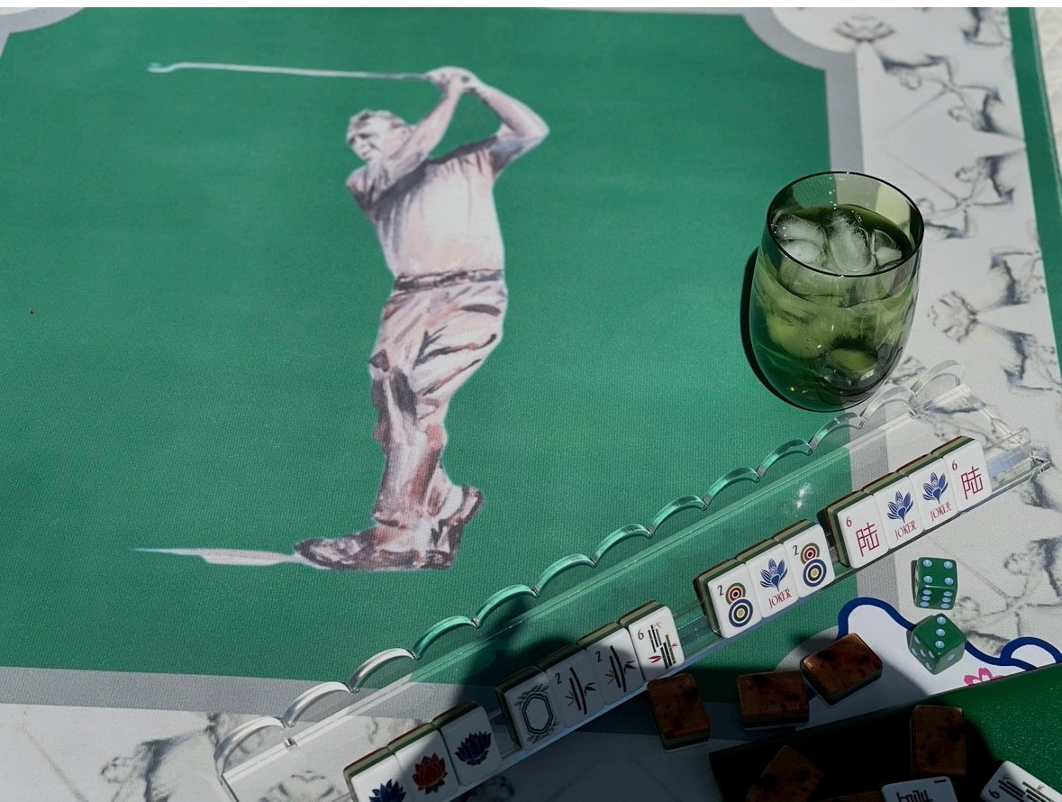 Golfing Artist Collab Mahjong Mat
