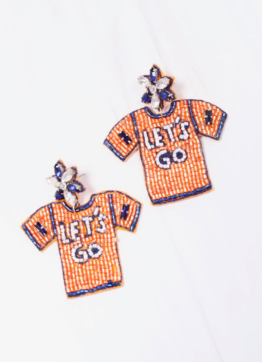 Team Spirit Jersey Earrings