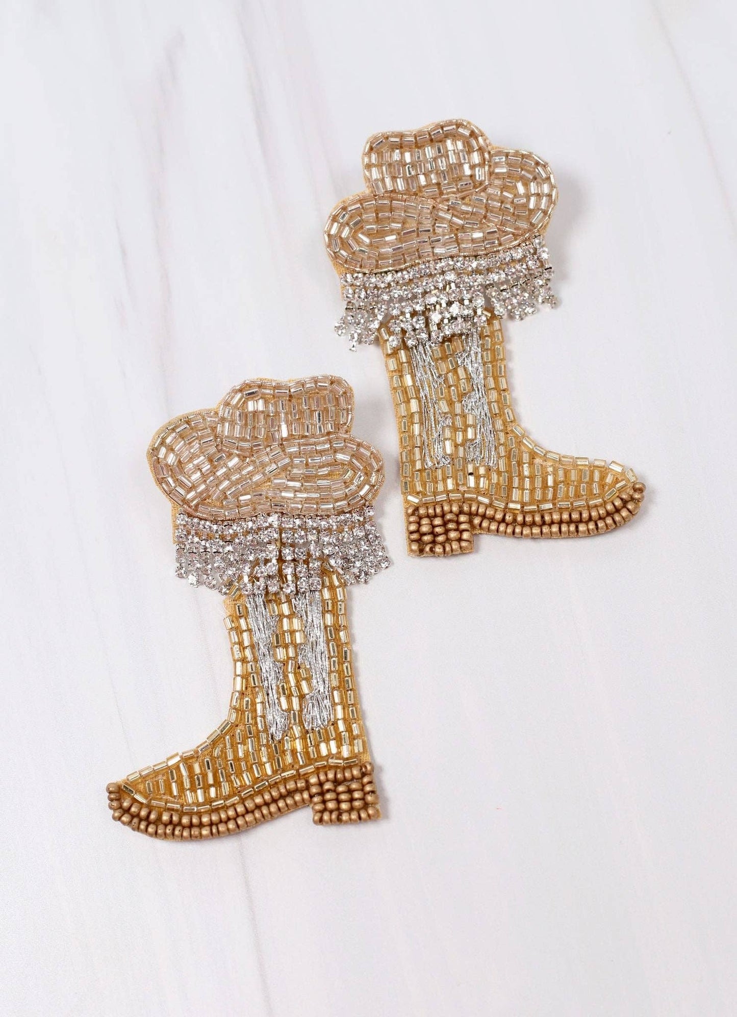 Cowgirl Chic Earrings Gold