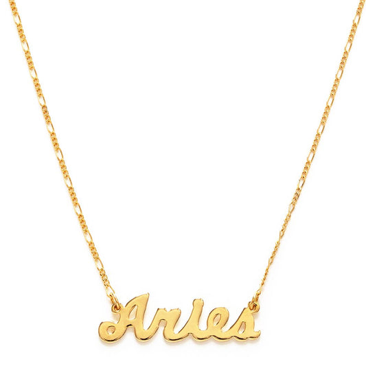 Zodiac Script Necklaces – Singles